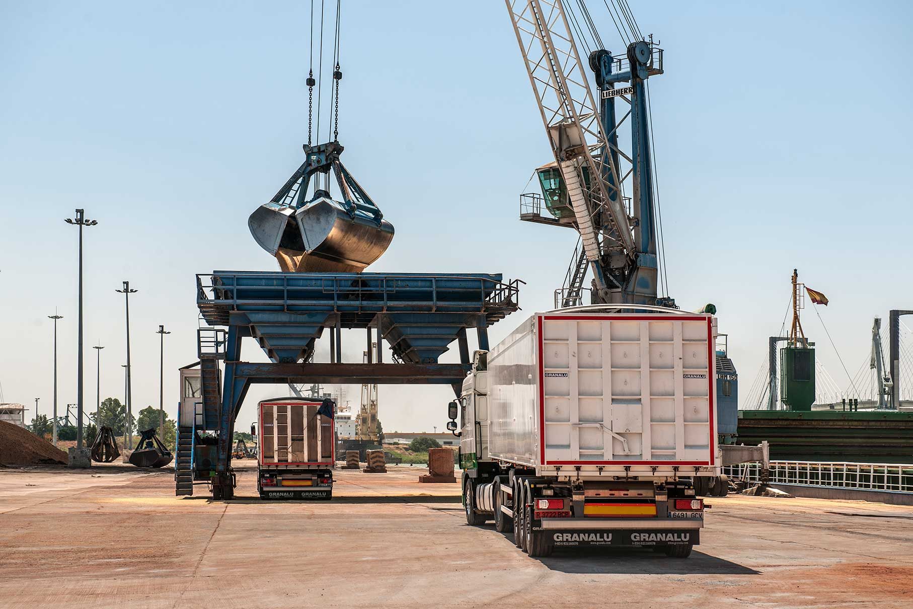 Graneles y mercancía general