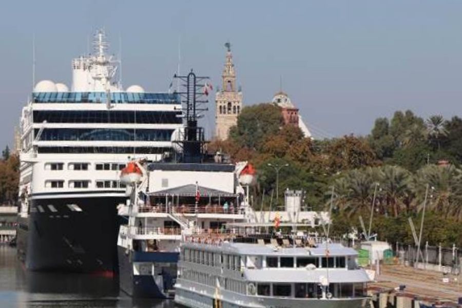 El Puerto de Sevilla recibe mañana lunes al primer crucero de la temporada