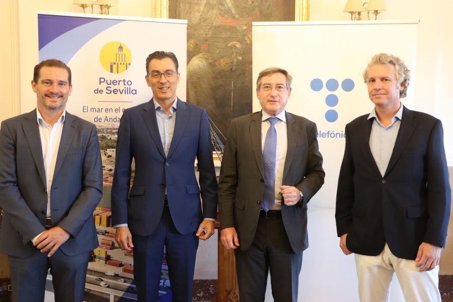 Autoridad Portuaria de Sevilla y Telefónica refuerzan la seguridad de la red de datos del Puerto y modernizan las comunicaciones