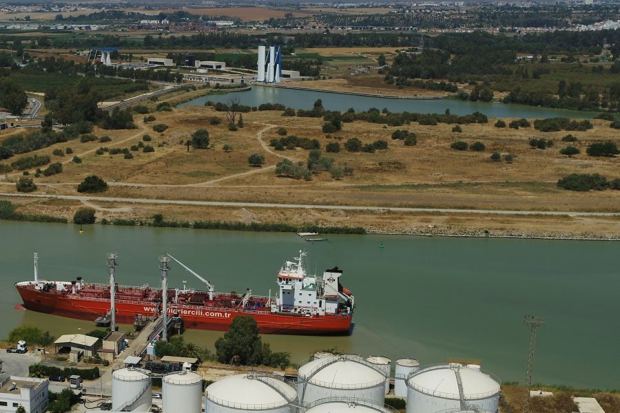 La Autoridad Portuaria de Sevilla inicia la tramitación de una concesión para una planta de biogás en la península del Cuarto